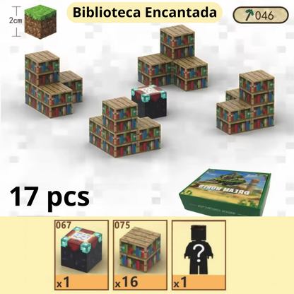 Blocos Magnéticos Mignecraft - My World Brincamigos®