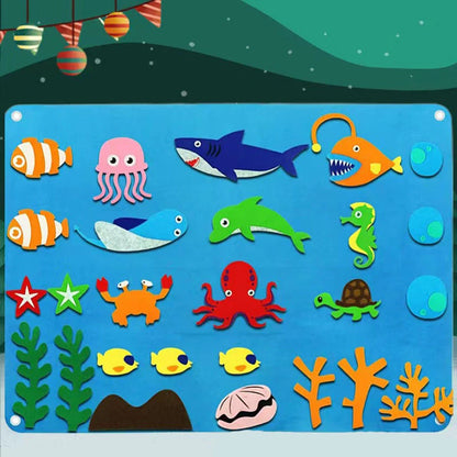 Painel de Feltro Brincamigos® - Educativo para crianças