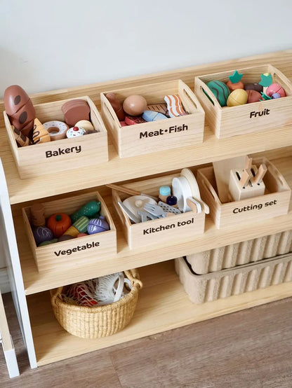 Comida de Brincar em Madeira para Crianças