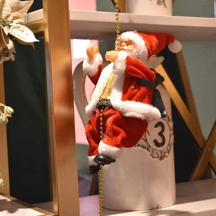 Papai Noel Escalador – Brinquedo Musical de Natal