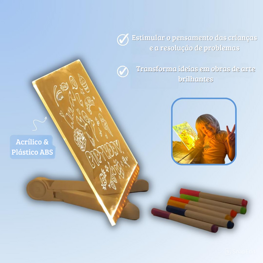 Quadro Mágico com Luz LED - Brincamigos