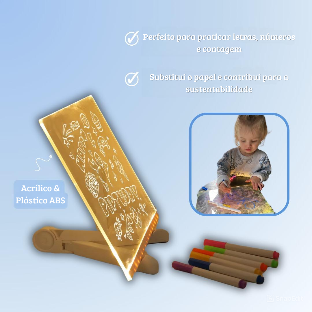 Quadro Mágico com Luz LED - Brincamigos