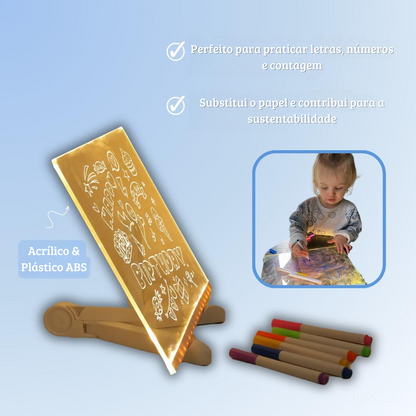 Quadro Mágico com Luz LED - Brincamigos