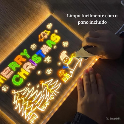 Quadro Mágico com Luz LED - Brincamigos