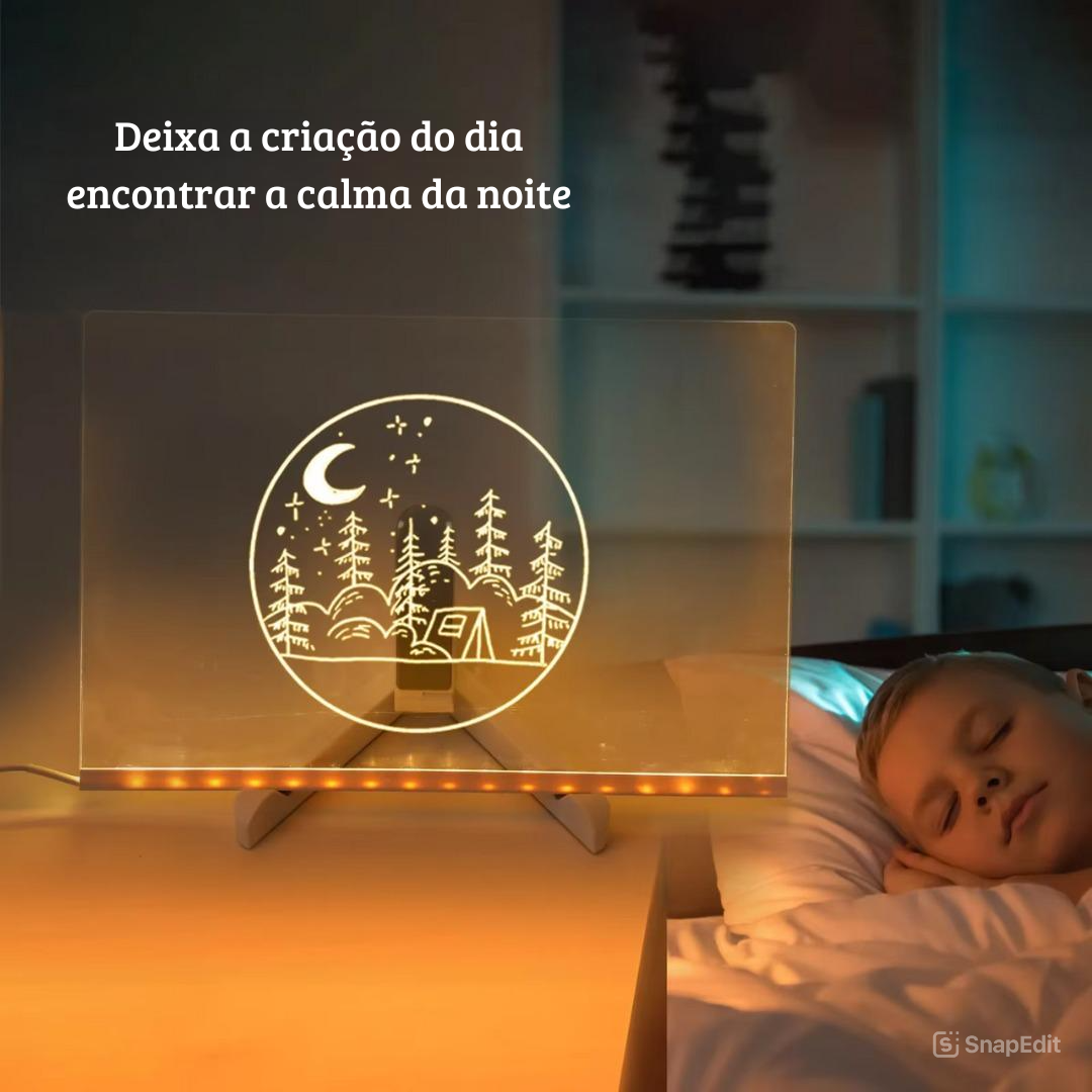 Quadro Mágico com Luz LED - Brincamigos