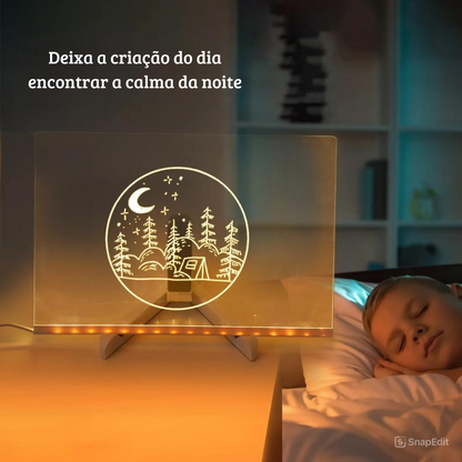 Quadro Mágico com Luz LED - Brincamigos