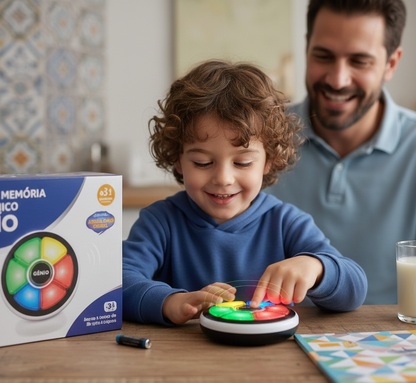 Jogo da Memória Eletrónico Génio com Som e Luzes