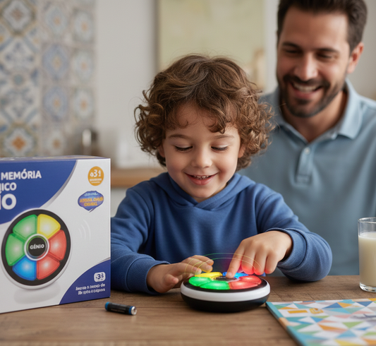 Jogo da Memória Eletrónico Génio com Som e Luzes