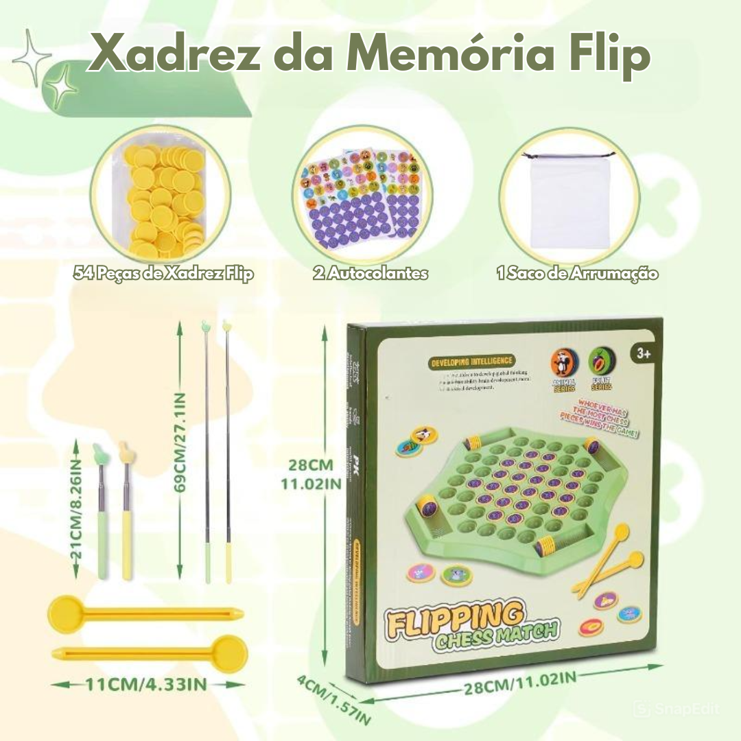 Jogo da Memória FlipFun – Combina e Diverte para Crianças