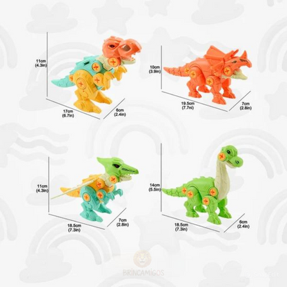 MonterSauros Brincamigos™ - Super Combo 4 em 1 + Brinde Exclusivo!