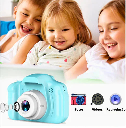Câmera Digital Brincamigos OFERTA -> Cartão SD 32GB