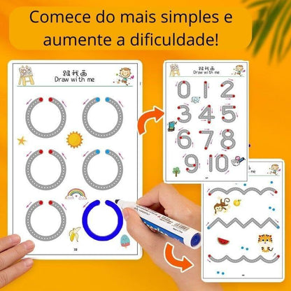 Caderno de Traço e Desenho Infantil Magic Book (Oferta Especial!)
