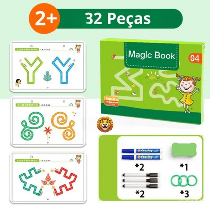 Caderno de Traço e Desenho Infantil Magic Book (Oferta Especial!)